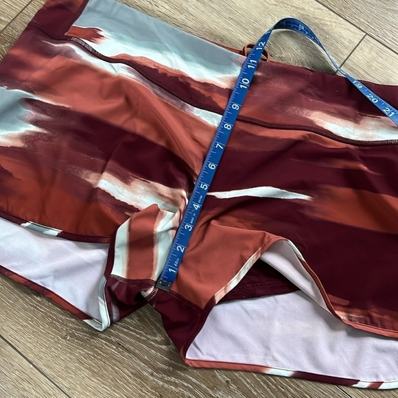 Smartwool Women's Active Lined Shorts Horizon Print New - Picture 13 of 13